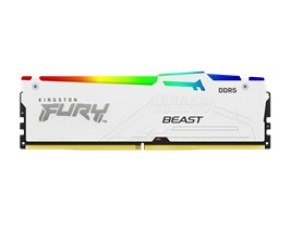 KINGSTON DIMM DDR5 32GB 5200MT/s CL40 FURY Beast Bílá RGB XMP