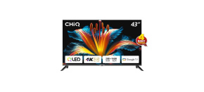 CHiQ U43QM8E TV 43", QLED, Google TV, Frameless, Dolby Audio, dbx-tv, nový design podstavce