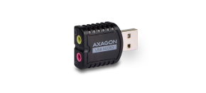 AXAGON ADA-10, USB 2.0 - externí zvuková karta MINI, 48kHz/16-bit stereo, vstup USB-A