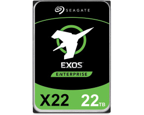 SEAGATE HDD 22TB EXOS X22, 3.5", SATAIII, 512e, 7200 RPM, Cache 512MB