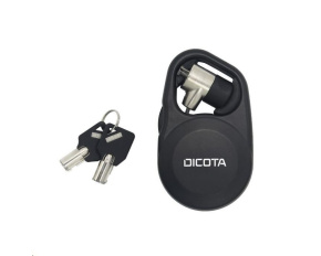 DICOTA Security Cable T-Lock Retractable, keyed, 3x7mm slot