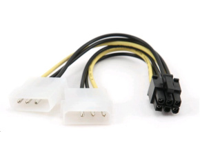 GEMBIRD Kabel napájecí interní 2x 5,25"(F) + PCI Express 6pin