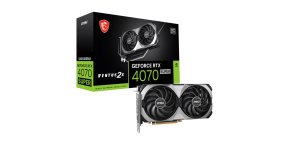 MSI VGA NVIDIA GeForce RTX 4070 SUPER 12G VENTUS 2X OC, 12G GDDR6X, 3xDP, 1xHDMI