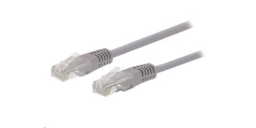 C-TECH kabel patchcord Cat5e, UTP, šedý, 20m