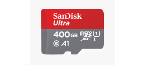 SanDisk MicroSDXC karta 400GB Ultra (120 MB/s, A1 Class 10 UHS-I, Android) + adaptér