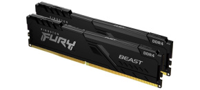 KINGSTON DIMM DDR4 8GB (Kit of 2) 3200MT/s CL16 FURY Beast Černá