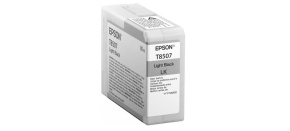 EPSON ink čer ULTRACHROME HD "Kosatka" - Light Black - T850700 (80 ml)