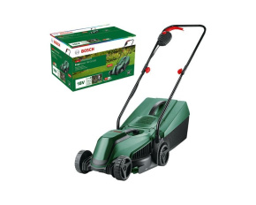 BOSCH EasyMower 18V-32-200, akumulátorová sekačka na trávu, 18 V, šířka střihu 32 cm, výška střihu 20 – 60 mm