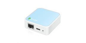 TP-Link TL-WR802N WiFi4 router (N300, 2,4GHz, 1x100Mb/s LAN/WAN, 1xmicroUSB)