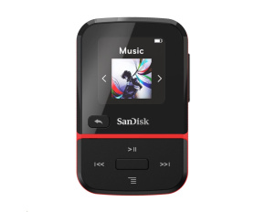 SanDisk Clip Sport Go MP3 Player 32 GB, Red