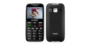 EVOLVEO EasyPhone XD, mobilní telefon pro seniory s nabíjecím stojánkem (černá barva)