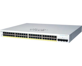 Cisco switch CBS220-48P-4X (48xGbE,4xSFP+,48xPoE+,382W)