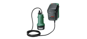 BOSCH GardenPump 18V-2000, akumulátorové čerpadlo na dešťovou vodu, 18 V, 2000 l/h