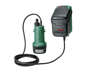 BOSCH GardenPump 18V-2000, akumulátorové čerpadlo na dešťovou vodu, 18 V, 2000 l/h