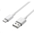 PremiumCord Kabel USB 3.1 C/M - USB 2.0 A/M, rychlé nabíjení proudem 3A, 2m, bílá