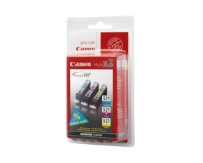 Canon CARTRIDGE CLI-526 C/M/Y/BK Value pack + fotopapír pro PIXMA IP4x50, MX8x5, MG5x50, IX6550 (437 str.)