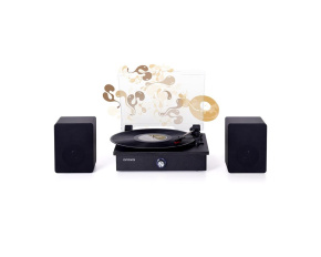 Orava RR-41 gramofon, 2x 10W, AUX vstup, AUDIO out, Bluetooth, 33, 45 a 78 RPM, černá