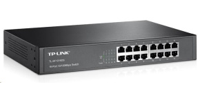 TP-Link switch TL-SF1016DS (16x100Mb/s, fanless)