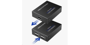 PREMIUMCORD 4-port USB 2.0 extender po Cat5/Cat5e/Cat6 do 150m