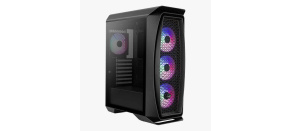 AEROCOOL skříň Aero One Frost ML G, Mid tower, 2x USB 3.0, 2x audio, 4x 120mm RGB Fan, bez zdroje