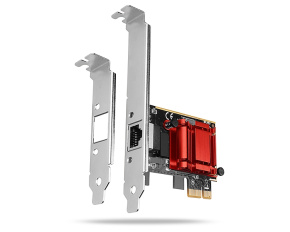 AXAGON PCEE-GIX, PCIe síťová karta - 1x Gigabit Ethernet port (RJ-45), Intel i210AT, PXE, vč. LP