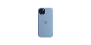 APPLE iPhone 15 Plus Silicone Case with MagSafe - Winter Blue