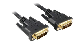 PREMIUMCORD Kabel DVI - DVI propojovací 10m (DVI-D, M/M, dual link)