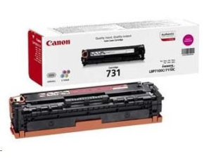 Canon TONER  CRG-731M purpurový pro i-SENSYS LBP7100Cn, LBP7110Cw, MF623Cn, MF628Cw, MF8230Cn, MF8280Cw (1 500 str.)