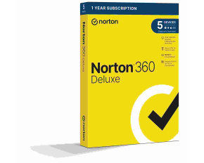 NORTON 360 DELUXE 50GB +VPN 1 uživatel pro 5 zařízení na 1 rok - BOX