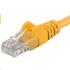 PREMIUMCORD Patch kabel UTP RJ45-RJ45 CAT5e 0.5m žlutá