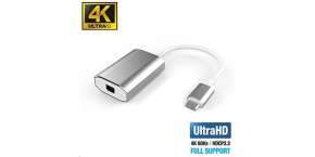 PremiumCord Adaptér USB-C na mini DisplayPort, rozlišení 4K*2K@60Hz