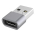 PremiumCord USB redukce USB C - USB2.0 A (F/M)