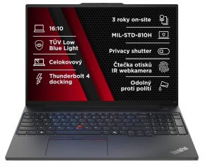 LENOVO NTB ThinkPad E16 G2 - Ultra5 125U,16" WUXGA,16GB,512SSD,IRcam,W11H