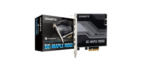 GIGABYTE GC-MAPLE RIDGE, Intel® Thunderbolt™ 4 Certified add-in card, USB Type-C, DisplayPort