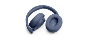 JBL Tune 720BT Blue bezdrátová sluchátka přes uši, Bluetooth 5.3, až 76 hodin a rychlé dobití, modrá