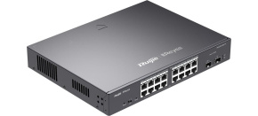 Reyee RG-ES218GC-P Smart mananged PoE switch, 16x PoE, 2x SFP