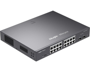 Reyee RG-ES218GC-P Smart mananged PoE switch, 16x PoE, 2x SFP