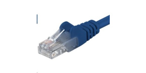 PREMIUMCORD Patch kabel UTP RJ45-RJ45 CAT5e 1.5m modrá