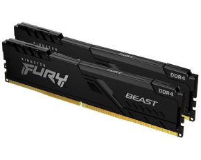 KINGSTON DIMM DDR4 16GB (Kit of 2) 3200MT/s CL16 FURY Beast Černá