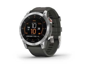 Garmin epix™ (Gen 2) – Standard Edition | 47 mm, Slate Steel / Black Band, EU