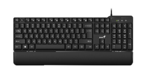 GENIUS klávesnice KB-100XP, Drátová, Ergo předložka, USB, CZ+SK layout