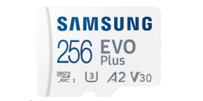 Samsung micro SDXC karta 256GB EVO Plus + SD adaptér