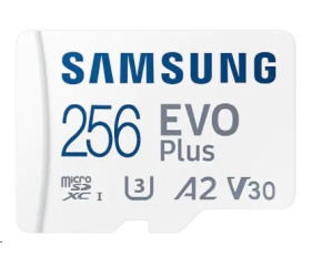 Samsung micro SDXC karta 256GB EVO Plus + SD adaptér