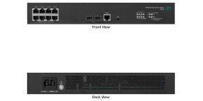 HPE Networking Comware 5120v3 8G PoE 2 SFP+ 125W Fanless Campus Switch S0F79A