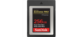 SanDisk Extreme Pro CFexpress Card 256GB, Type B, 1700MB/s Read, 1200MB/s Write