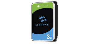 SEAGATE HDD 3TB SKYHAWK, 3.5", SATAIII, 5400 RPM, Cache 256MB