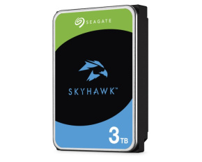 SEAGATE HDD 3TB SKYHAWK, 3.5", SATAIII, 5400 RPM, Cache 256MB