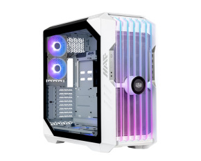 Cooler Master case HAF 700 EVO Big-Tower, ARGB, bez zdroje, 3x 120mm ARGB Fan, 2x 200mm ARGB Fan, bílá