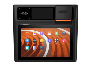 Sunmi D2 Mini, 4G, NFC, 25,7cm (10,1''), CD, Android, black, orange