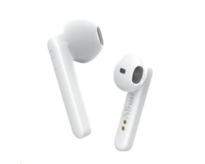 TRUST sluchátka Primo Touch Bluetooth Wireless Earphones - white